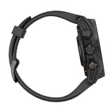 Garmin Fenix 8 43mm GPS Smartwatch (Carbon Gray DLC Titanium and Black-Pebble Gray)